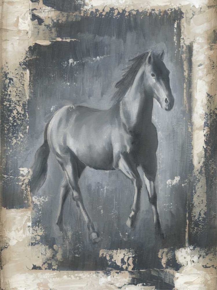 Art Print: Running Stallion I