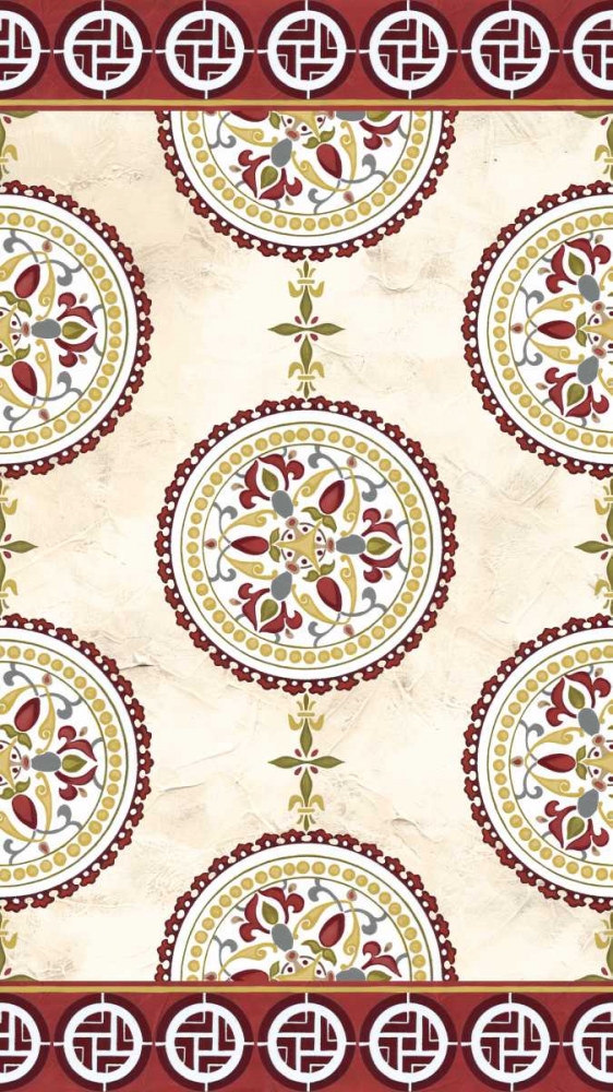 Art Print: Embellished Mandala Panel II