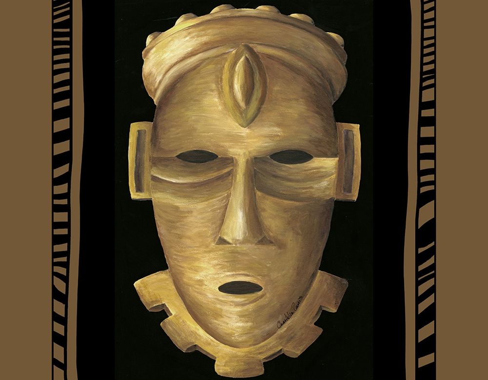 Wall art: African Mask IV, by Zarris, Chariklia