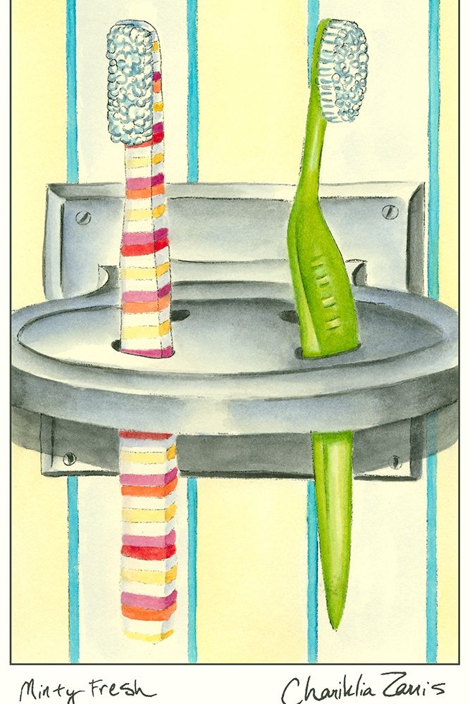 Wall Art Painting id:239611, Name: Minty Fresh, Artist: Zarris, Chariklia