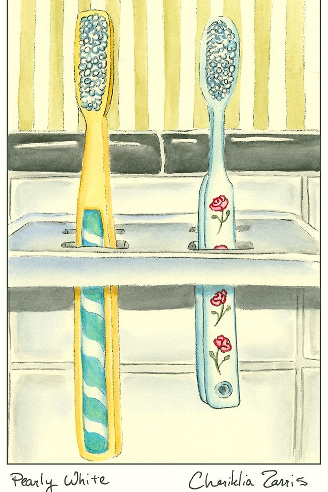 Wall Art Painting id:239612, Name: Pearly White, Artist: Zarris, Chariklia