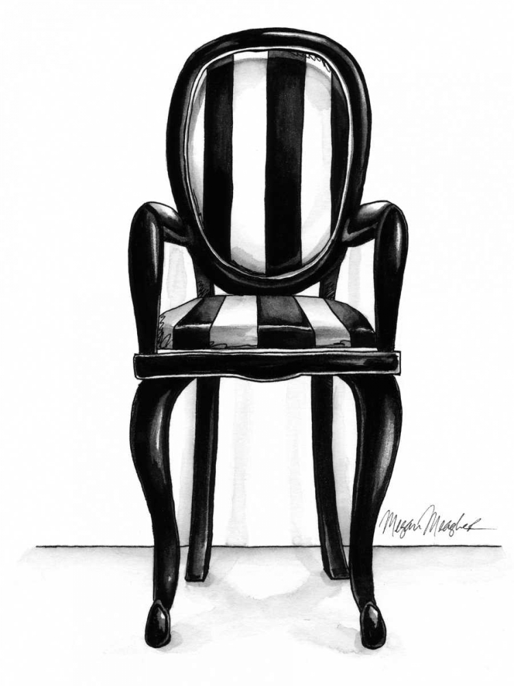 Wall Art Painting id:184275, Name: Designer Chair I, Artist: Meagher, Megan