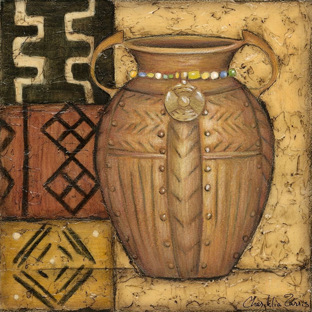Wall art: African Earthenware I, by Zarris, Chariklia