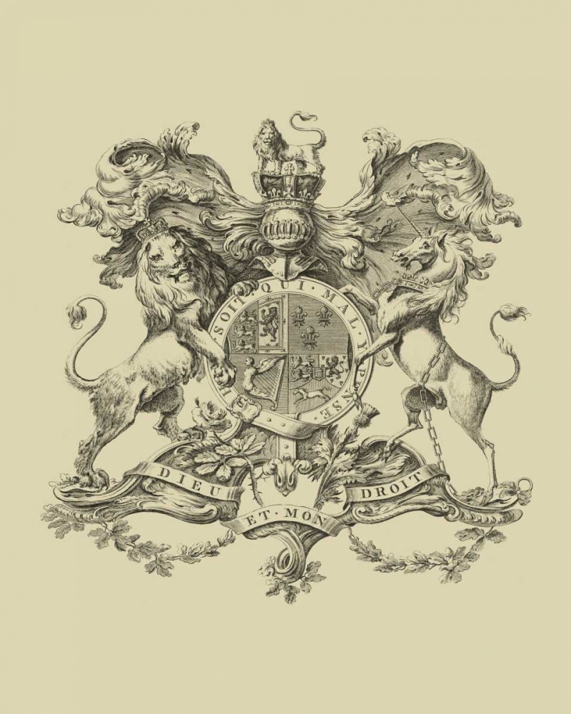 Wall Art Painting id:57660, Name: Heraldry II, Artist: Vision Studio