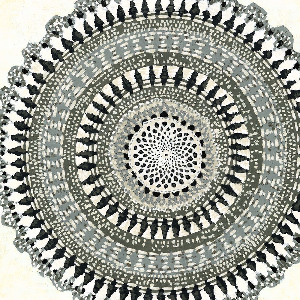 Wall Art Painting id:244285, Name: Mini Abstract Rosette III, Artist: Zarris, Chariklia