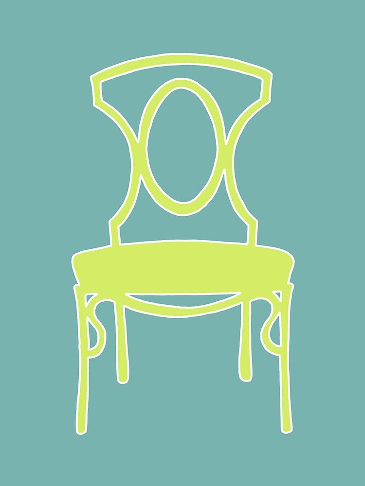 Wall art: Small Graphic Chair I, by Zarris, Chariklia