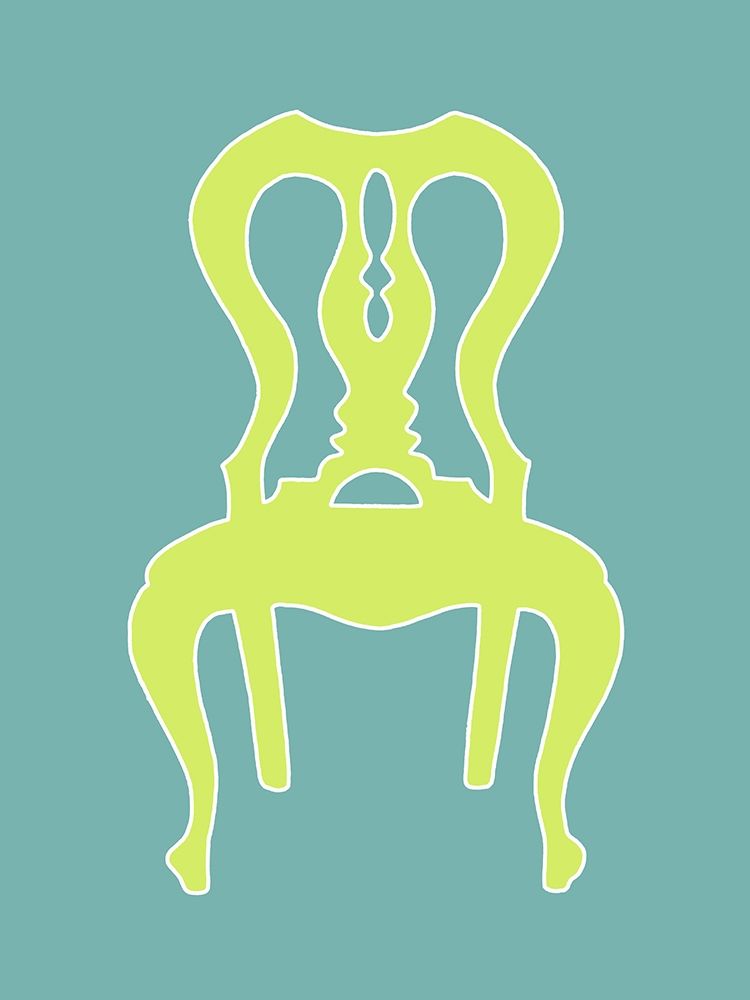 Wall art: Small Graphic Chair II, by Zarris, Chariklia