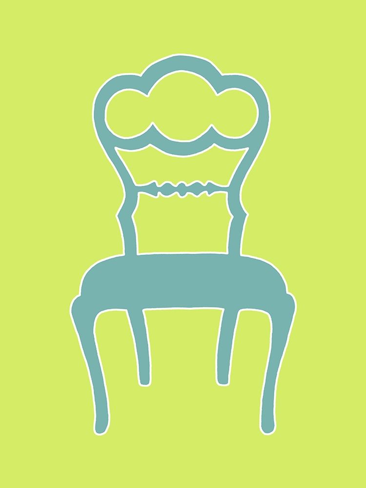 Wall art: Small Graphic Chair IV, by Zarris, Chariklia