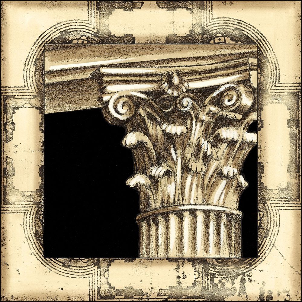 Wall art: Small Architectural Schema II, by Harper, Ethan