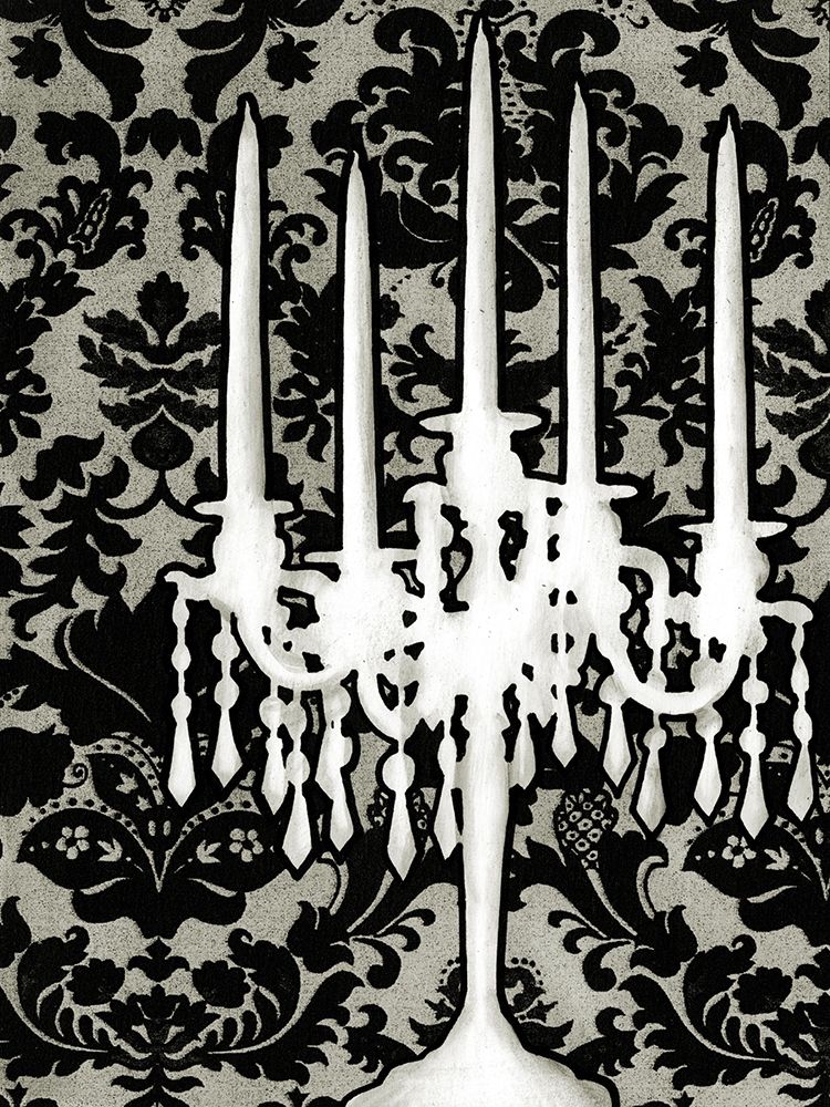Wall art: Small Patterned Candelabra I, by Harper, Ethan