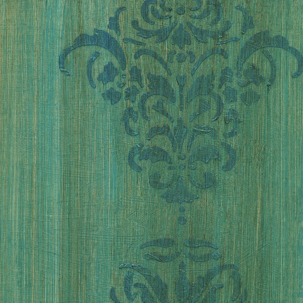 Art Print: Verdigris Damask II