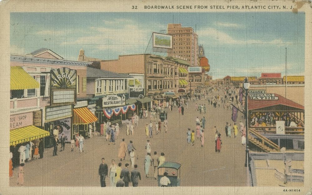 Wall Art Painting id:235245, Name: Atlantic City, NJ- VI, Artist: Unknown