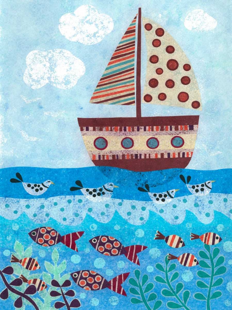 Wall art: Sunny Sailing, by Conway, Kim