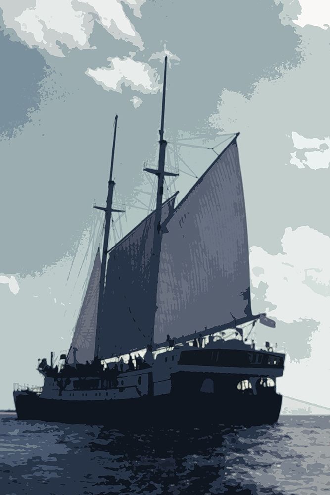 Art Print: Caribbean Vessel I