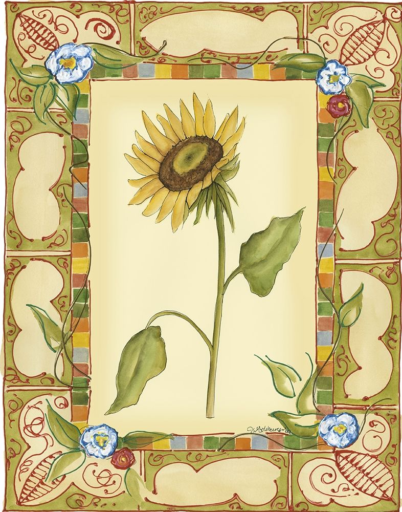 Wall art: French Country Sunflower I, by Goldberger, Jennifer