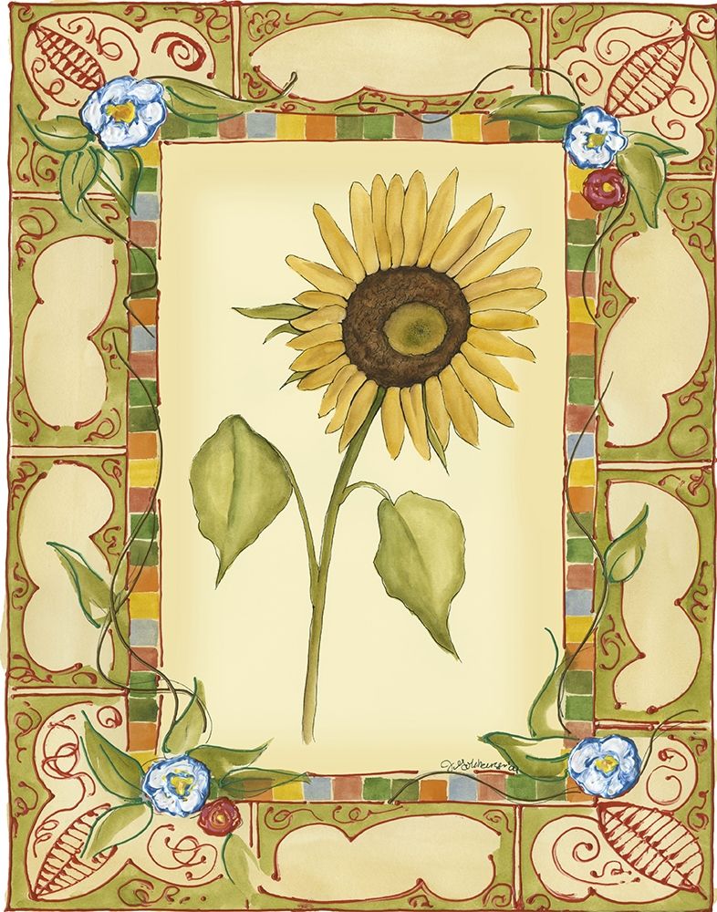 Wall art: French Country Sunflower II, by Goldberger, Jennifer