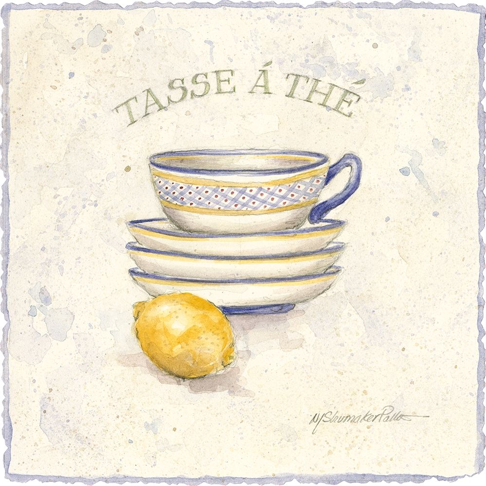 Wall Art Painting id:218216, Name: French Pottery III, Artist: Pallan, Nancy S.