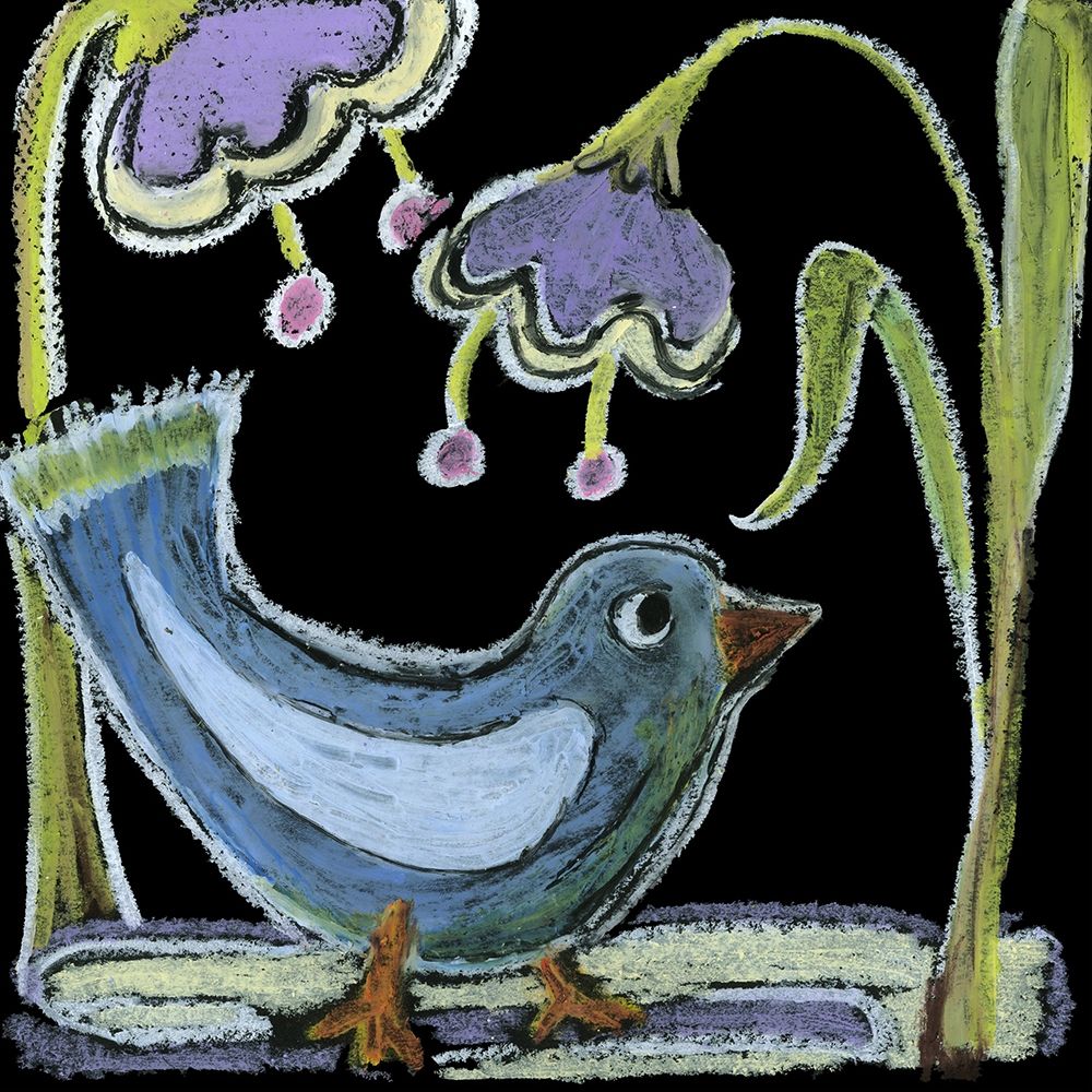 Wall Art Painting id:235663, Name: Flower Song I, Artist: Choate, Lisa