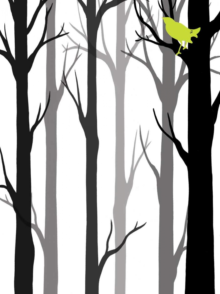Art Print: Forest Silhouette II