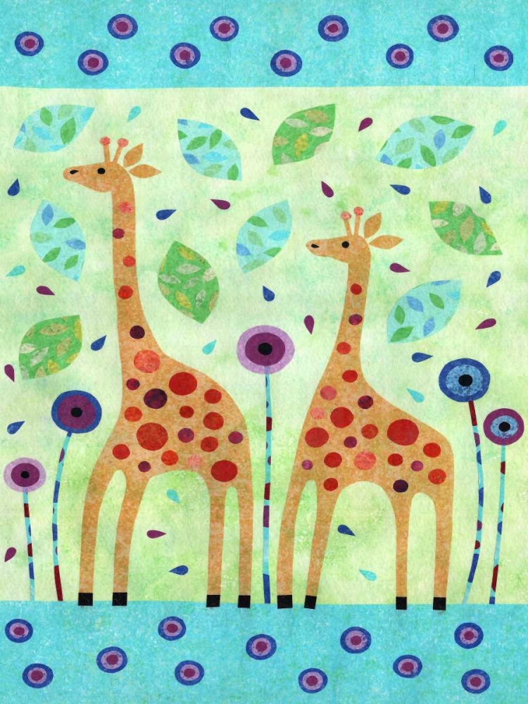 Wall Art Painting id:42387, Name: Giraffe Pair, Artist: Conway, Kim