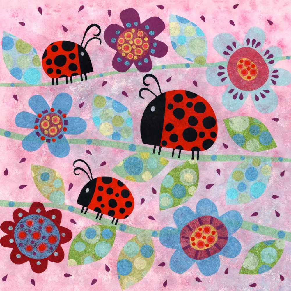 Wall Art Painting id:42389, Name: Lady Bugs, Artist: Conway, Kim