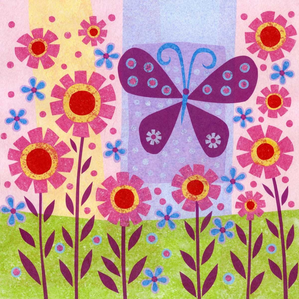 Wall Art Painting id:55680, Name: Butterfly Meadow, Artist: Conway, Kim