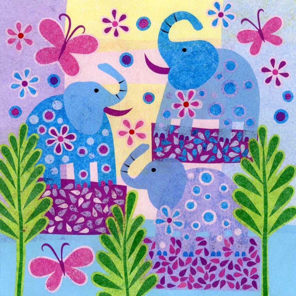Wall Art Painting id:42385, Name: Elephant Sunshine, Artist: Conway, Kim