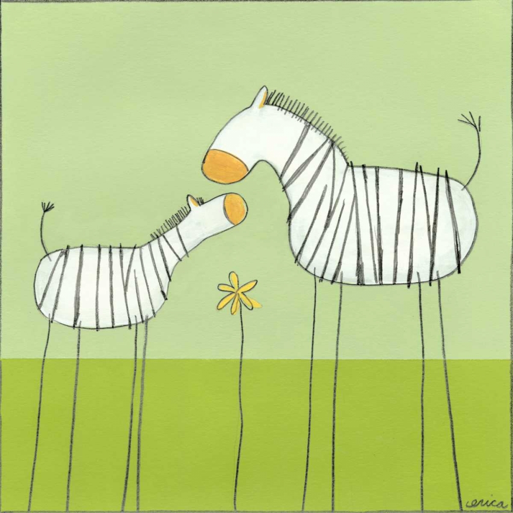 Art Print: Stick-leg Zebra II