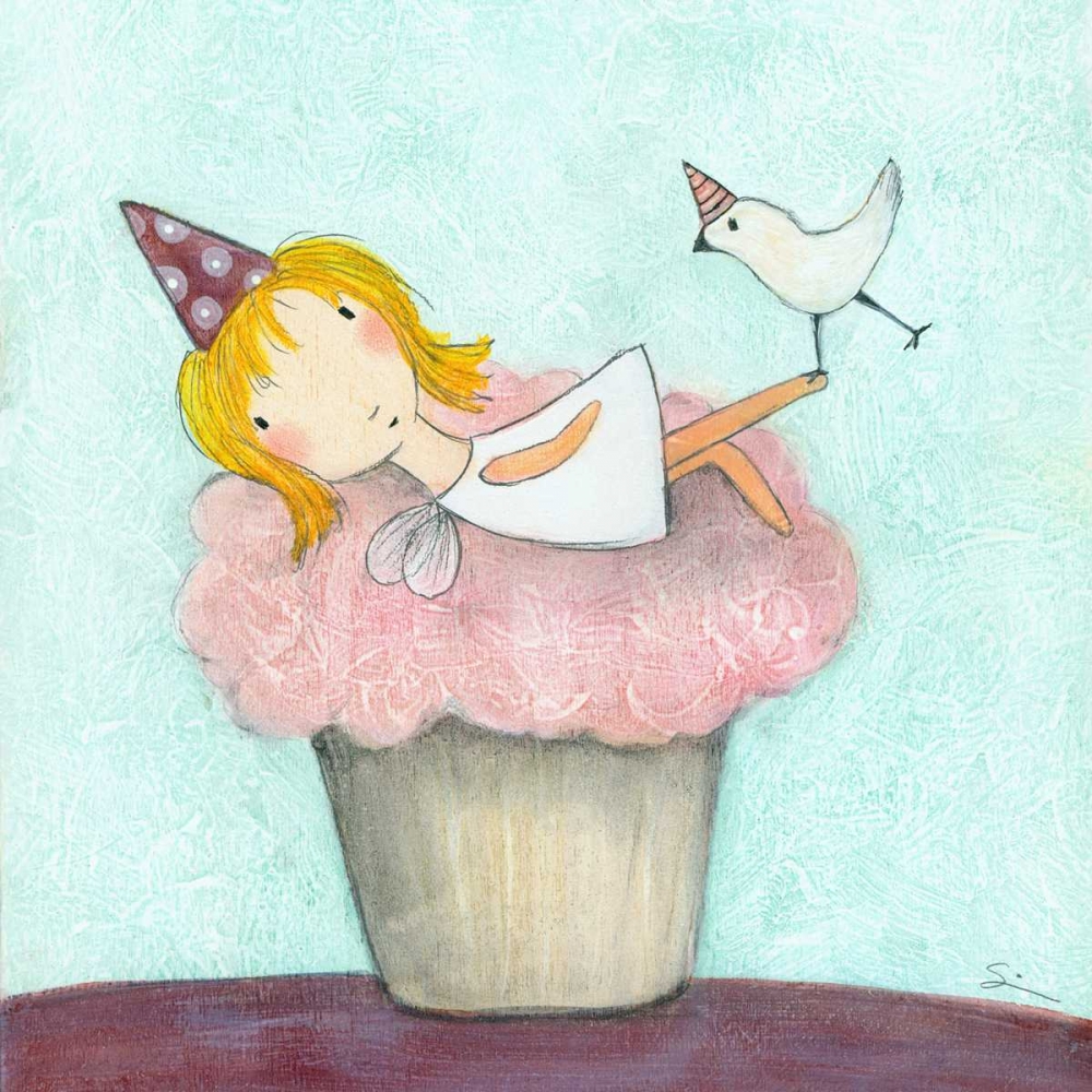Wall Art Painting id:121685, Name: Cupcake Fairy, Artist: Sonheim, Carla