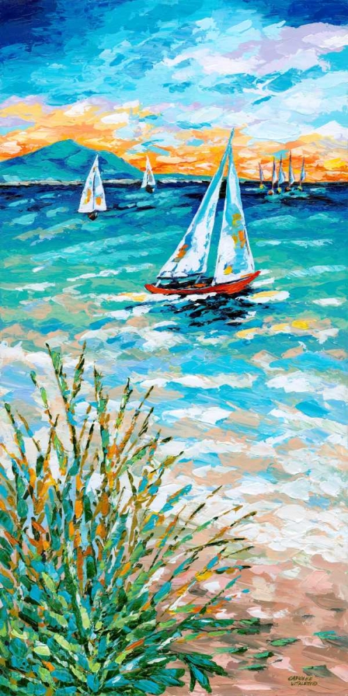 Wall Art Painting id:42416, Name: Wind in my Sail I, Artist: Vitaletti, Carolee