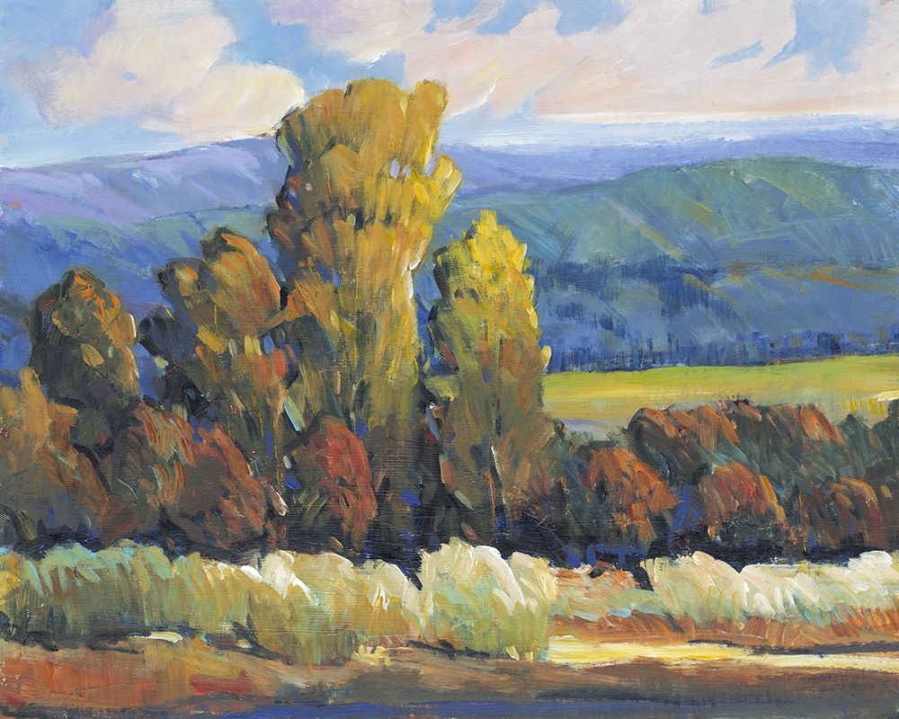 Art Print: Leaves of Fire II