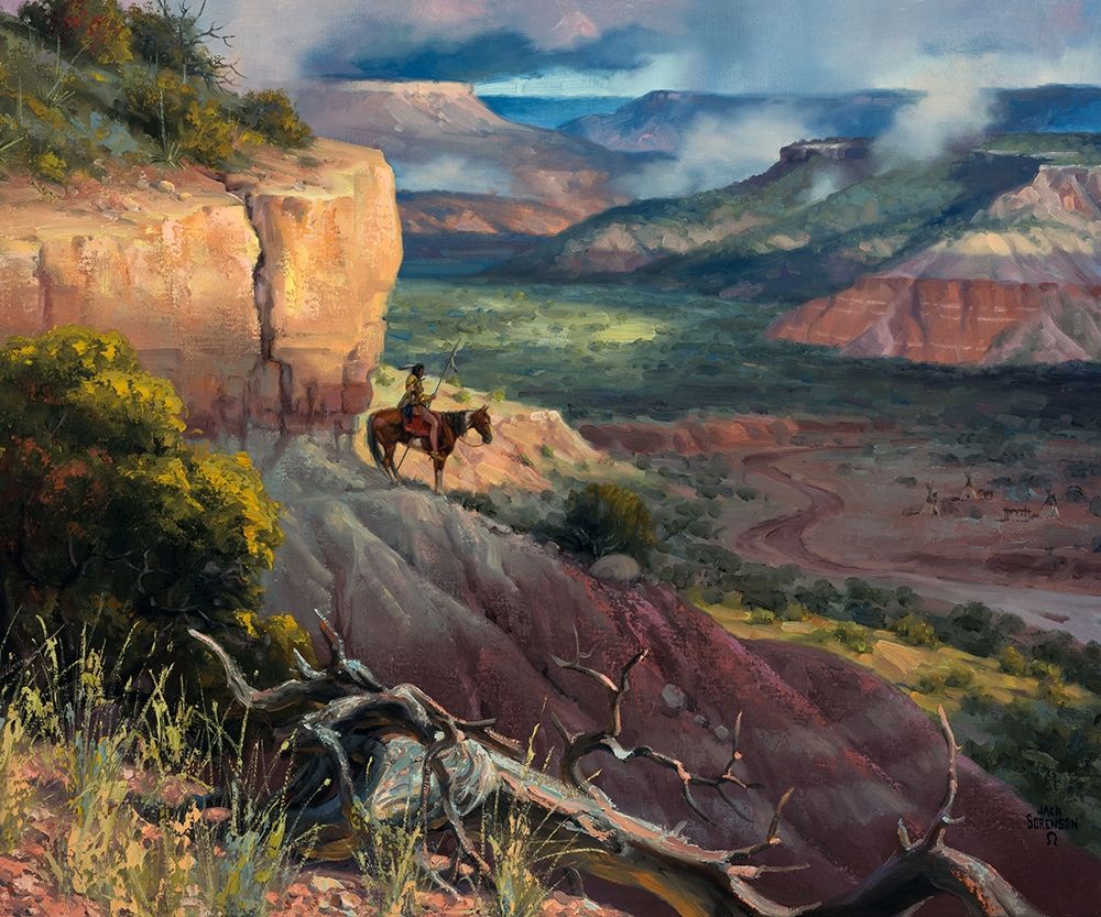 Art Print: Camp Along the Timbercreek