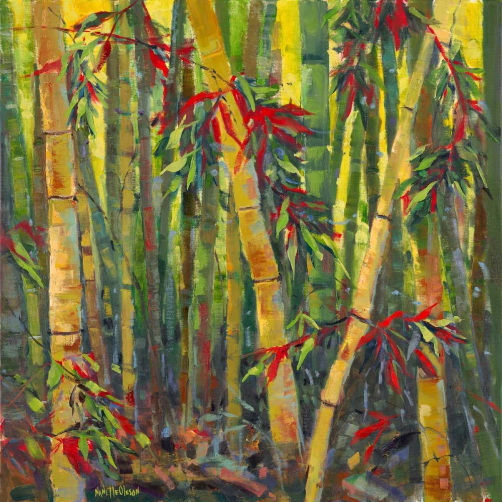 Wall Art Painting id:38240, Name: Bamboo Grove I, Artist: Oleson, Nanette