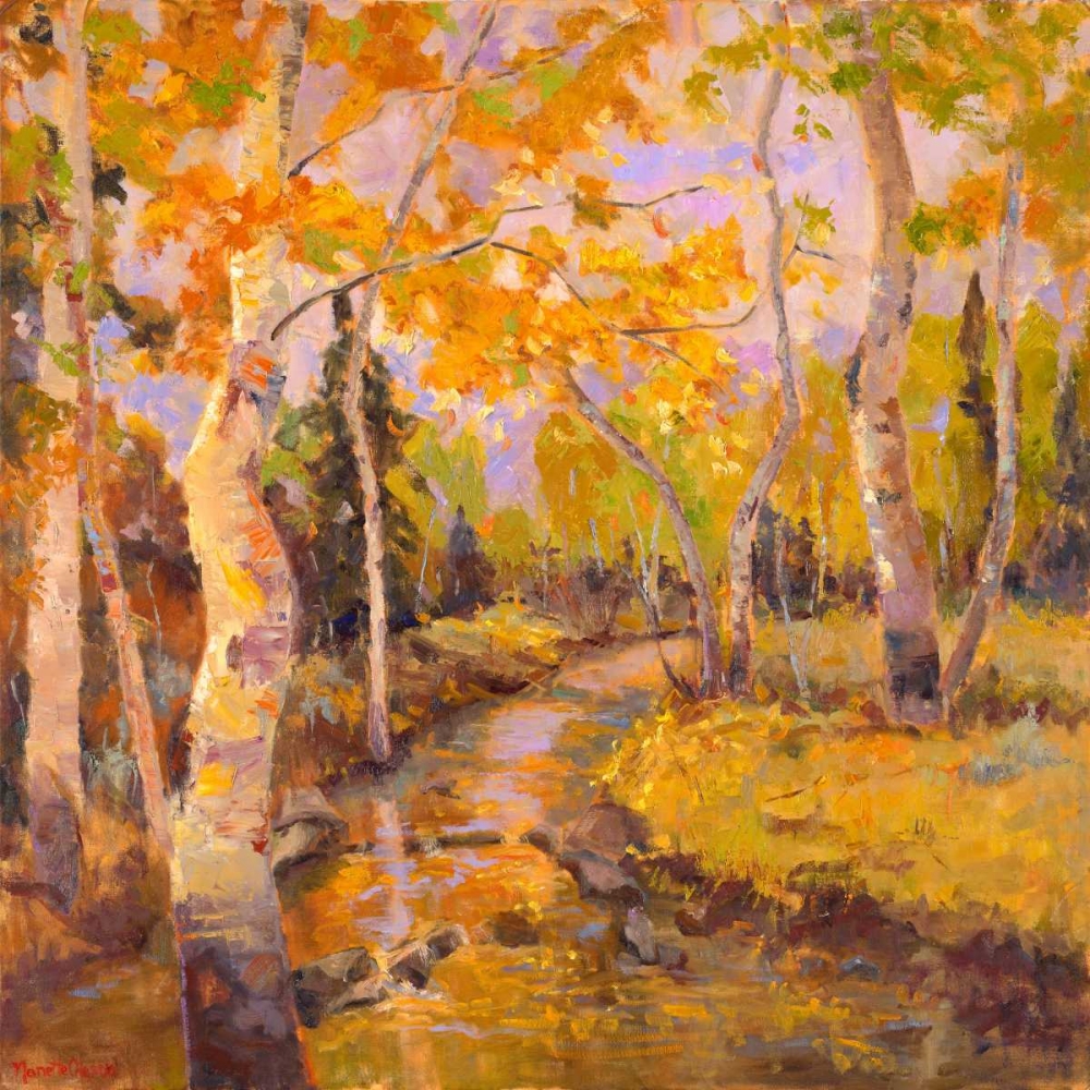 Wall Art Painting id:38251, Name: Four Seasons Aspens III, Artist: Oleson, Nanette