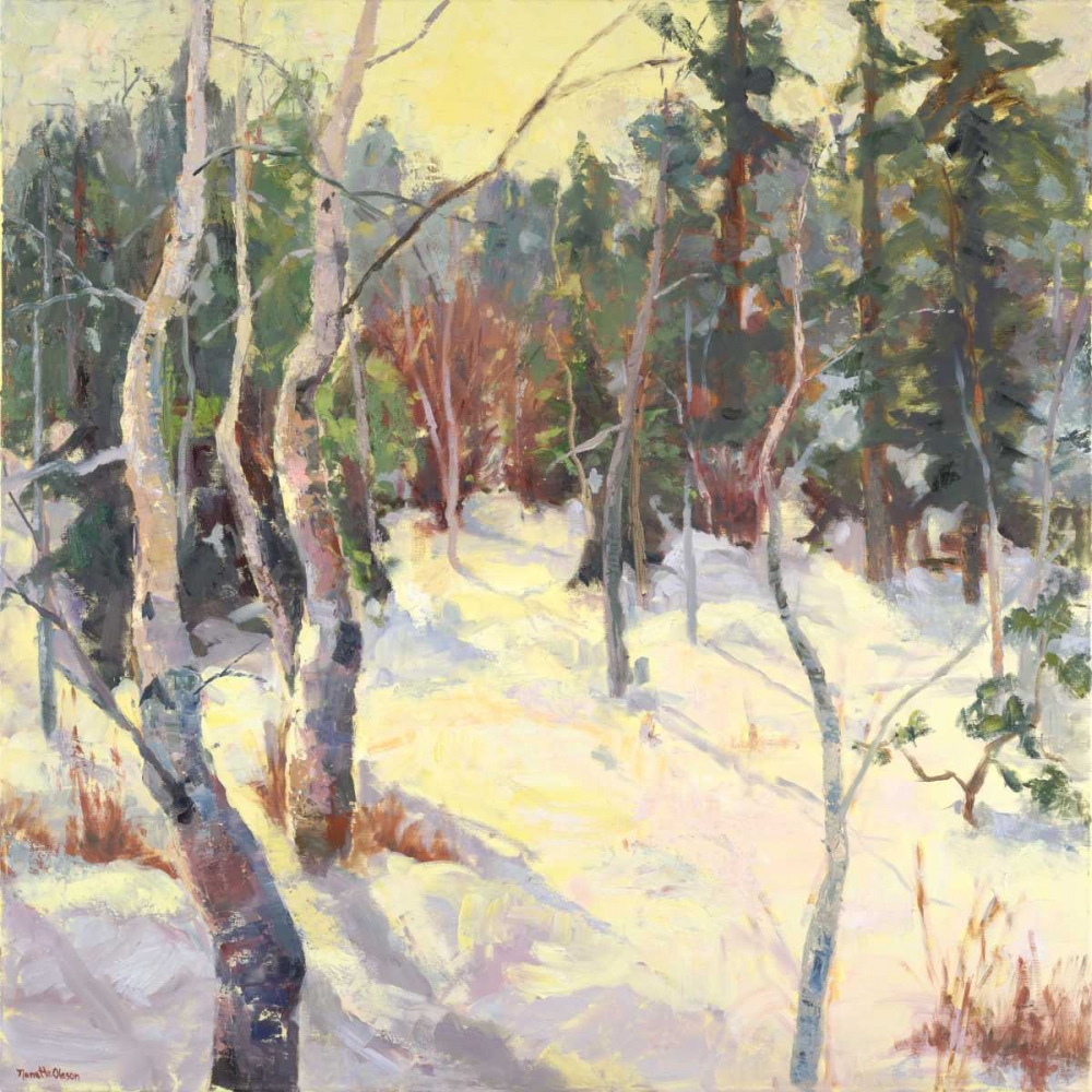 Wall Art Painting id:38252, Name: Four Seasons Aspens IV, Artist: Oleson, Nanette
