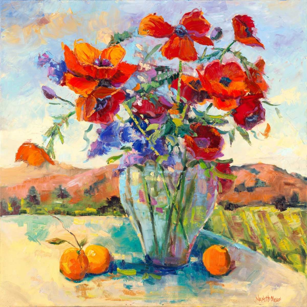 Wall Art Painting id:38254, Name: Floral Kaleidoscope II, Artist: Oleson, Nanette