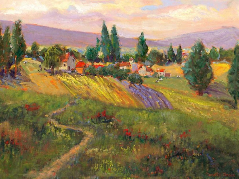 Wall Art Painting id:38258, Name: Vineyard Tapestry III, Artist: Oleson, Nanette