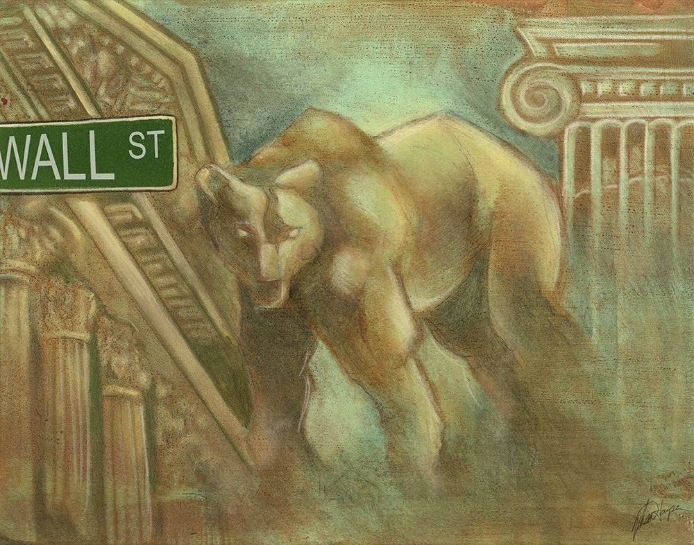 Wall art: Bear Market, by Harper, Ethan