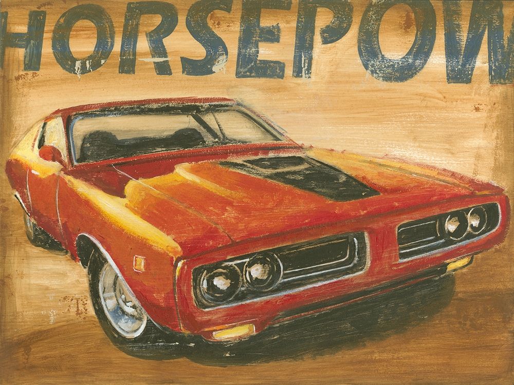 Wall art: Vintage Muscle I, by Harper, Ethan