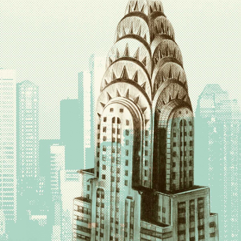 Wall Art Painting id:34586, Name: Architectural Overlay I, Artist: Harper, Ethan