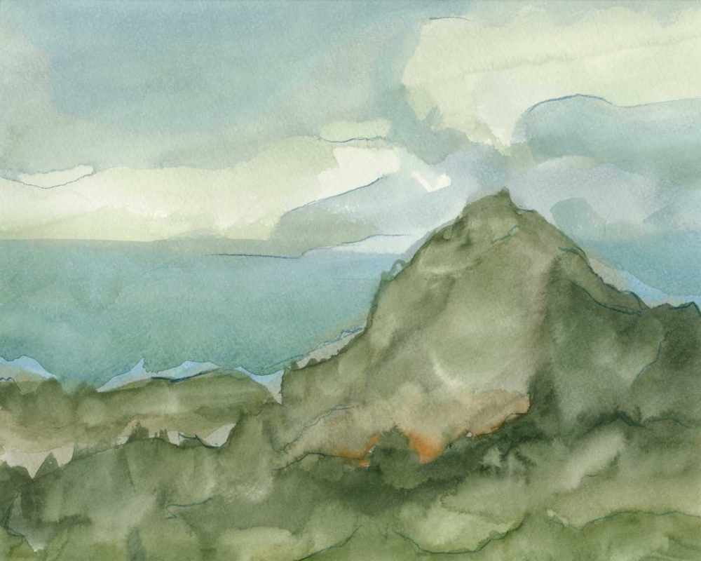 Wall Art Painting id:34594, Name: Plein Air Mountain View I, Artist: Harper, Ethan