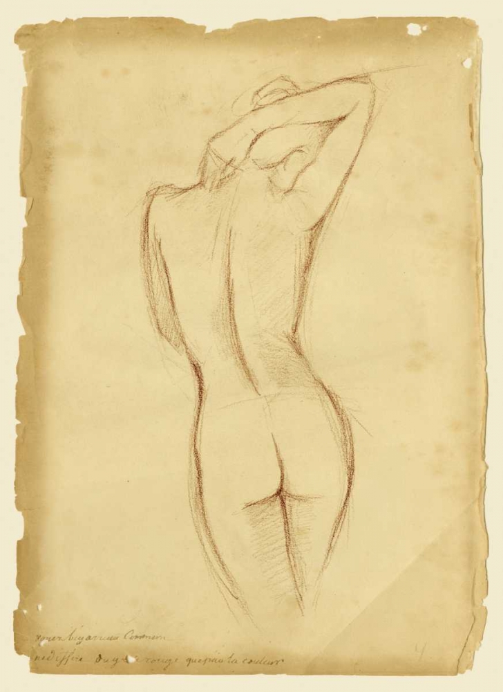 Wall Art Painting id:49719, Name: Antique Figure Study I, Artist: Harper, Ethan