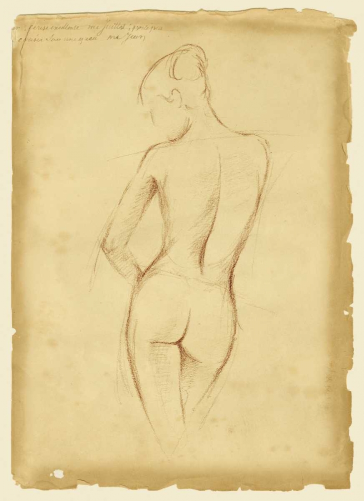 Wall Art Painting id:49720, Name: Antique Figure Study II, Artist: Harper, Ethan