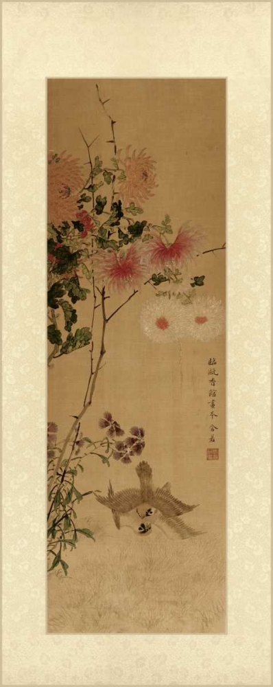 Wall Art Painting id:42354, Name: Oriental Silk IV, Artist: Unknown