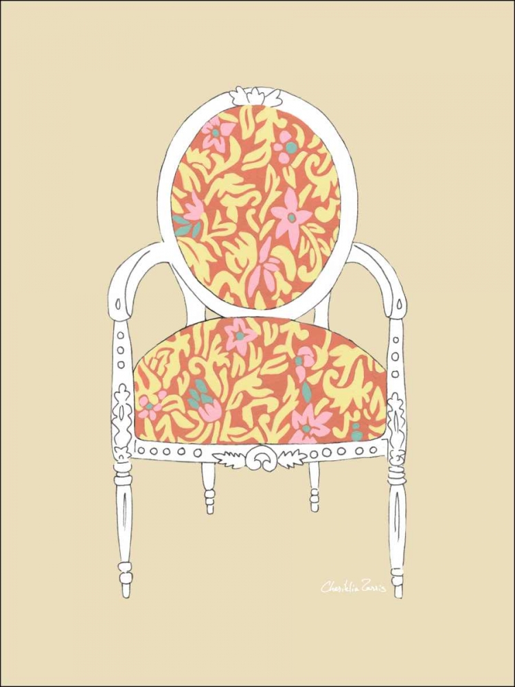 Wall Art Painting id:34688, Name: Decorative Chair I, Artist: Zarris, Chariklia