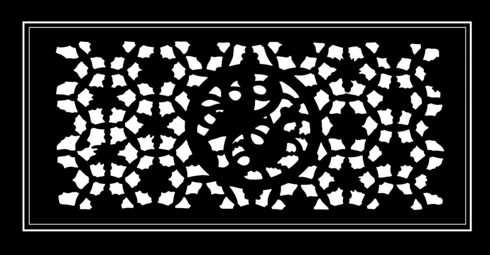 Wall art: Shoji Screen in Ebony II, by Vision Studio