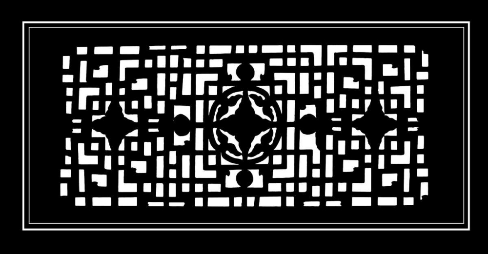 Wall art: Shoji Screen in Ebony IV, by Vision Studio