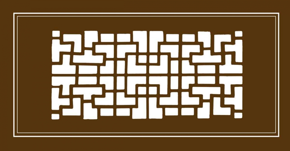 Wall art: Shoji Screen in Brown III, by Vision Studio