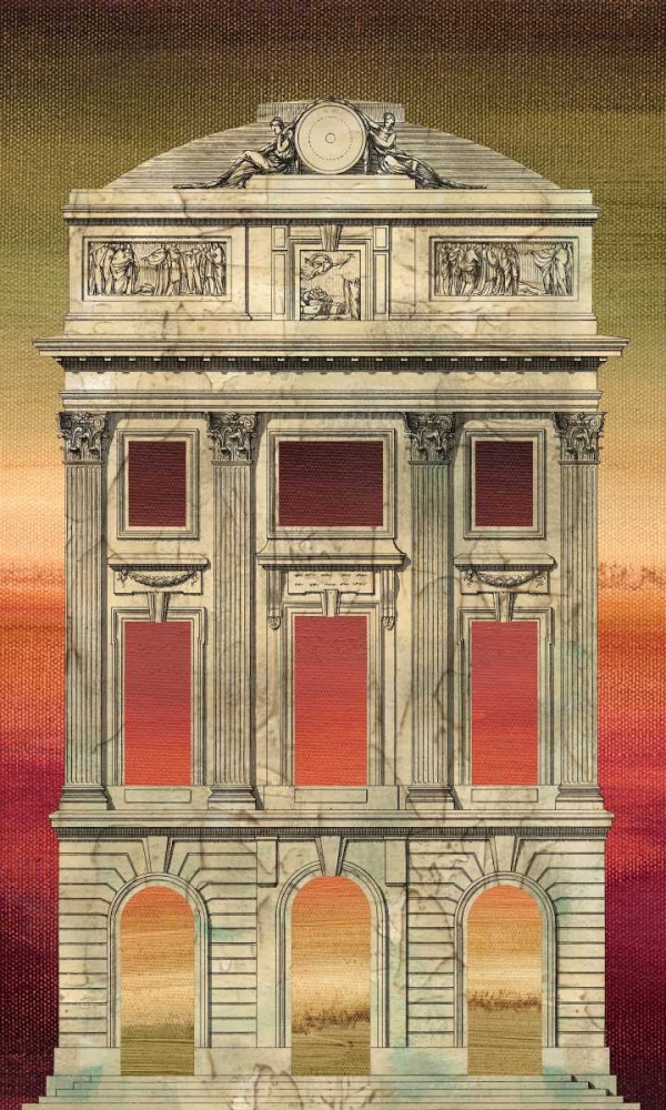 Wall Art Painting id:34703, Name: Architectural Illusion IV, Artist: Vision Studio