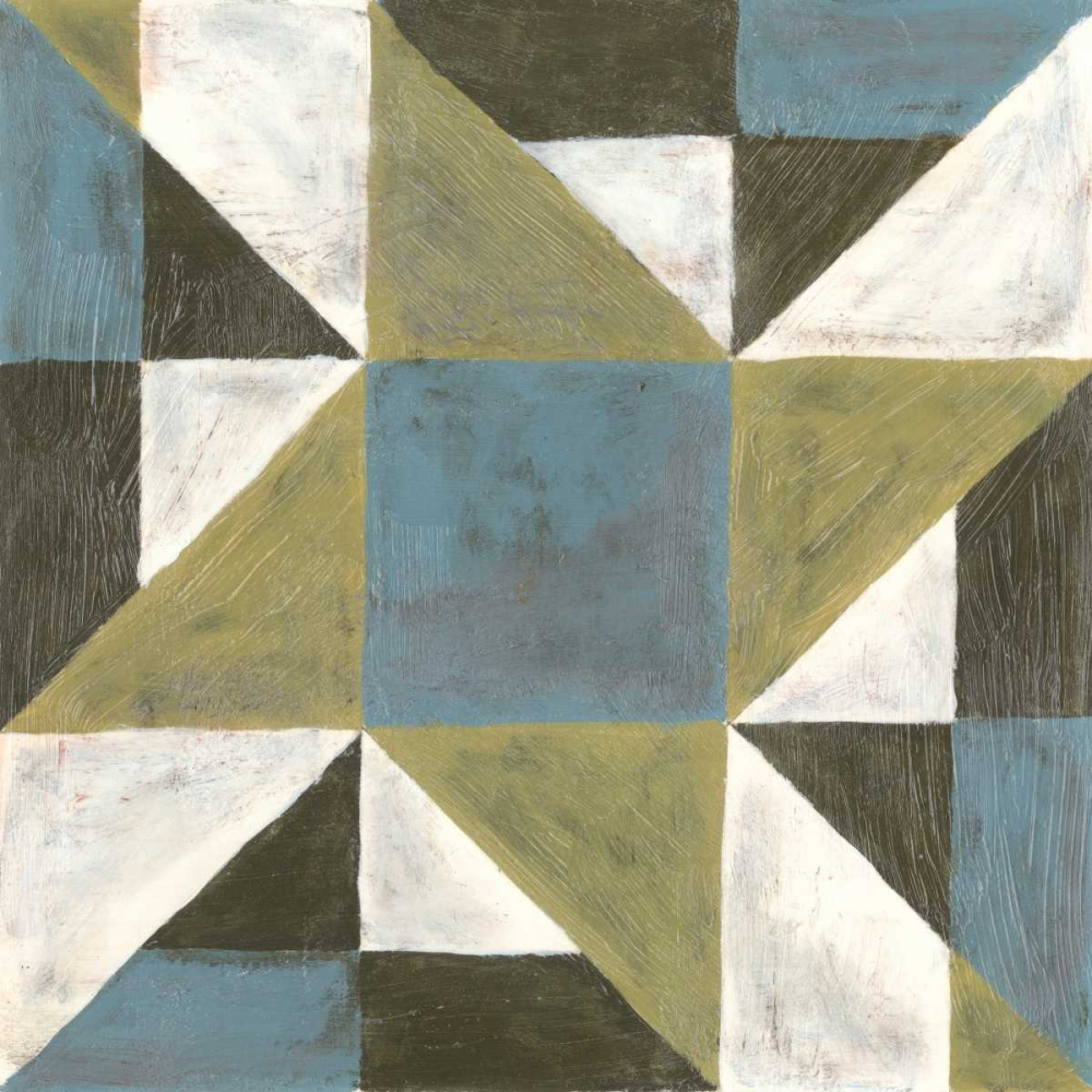 Wall Art Painting id:34706, Name: Patchwork Tile I, Artist: Lam, Vanna
